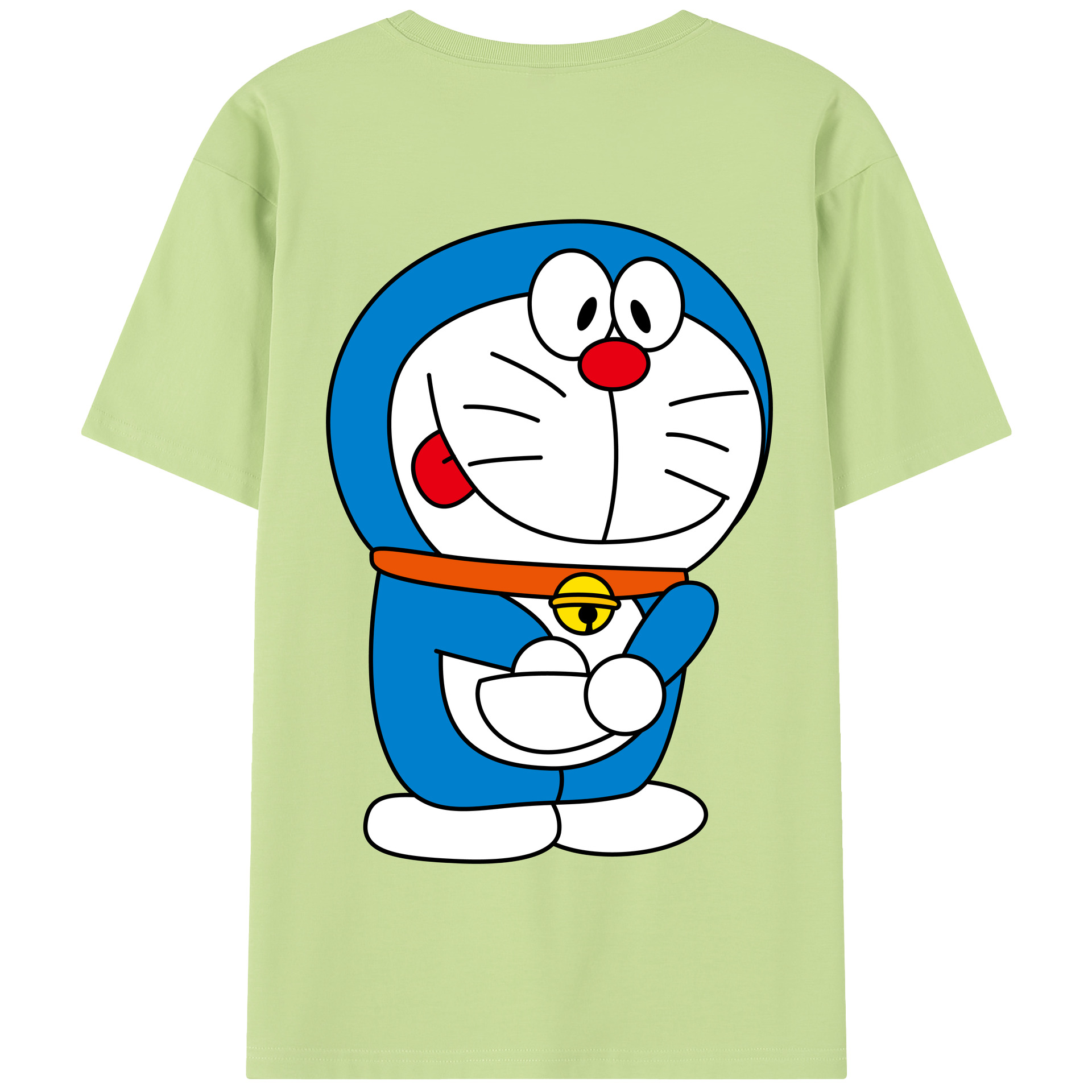 （画像用） ドラえもん Doraemon 綿100％半袖Tシャツ（背面プリント）